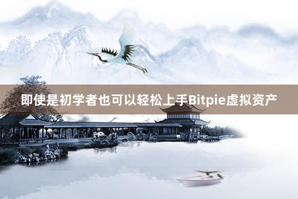 即使是初学者也可以轻松上手Bitpie虚拟资产